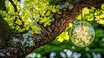 Chrome reflective orb captured in 4K using 35mm f2 lens minimal clarity studio light balance