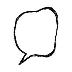 Hand drawn speech bubble Blank empty message box Textbox frame for banners, price tags, stickers, design