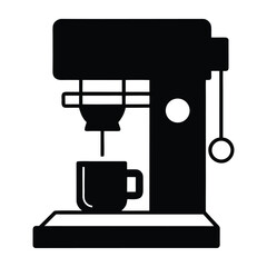 coffee machine vector illustration
