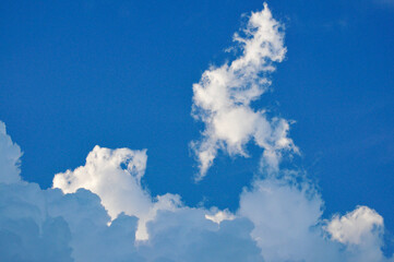 blue sky with clouds