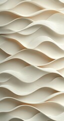 Obraz premium Abstract wavy pattern in cream