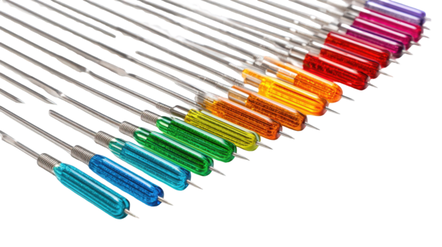 Colorful Set of Screwdrivers on Transparent Background - Powered by Adobe
