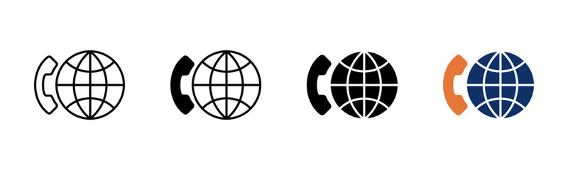 Voip icon sheet multiple style collection