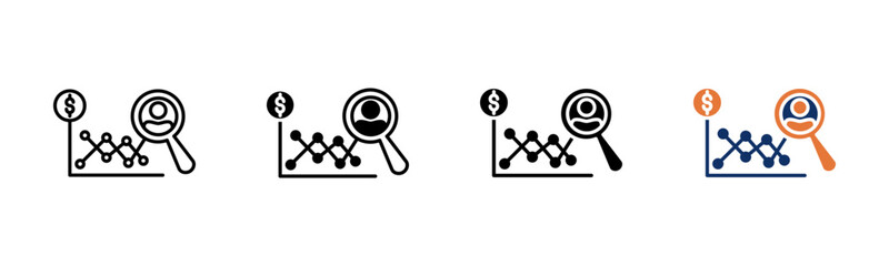 Competitor icon sheet multiple style collection