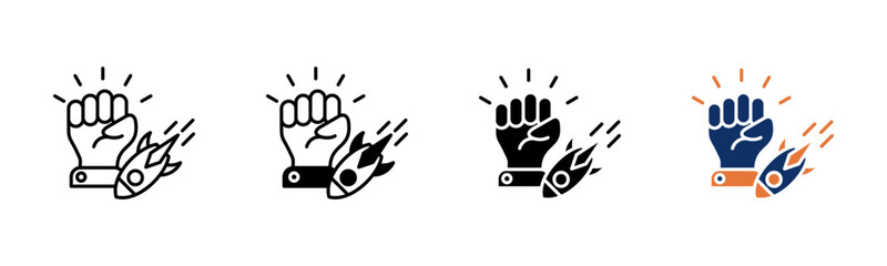 Traumatic icon sheet multiple style collection