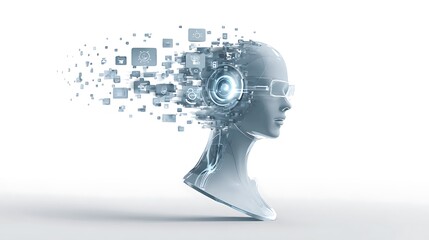 human head with question mark symbol