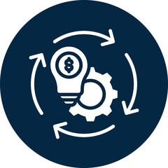 Implementation icon for business, website, application, printing, document, poster design, etc