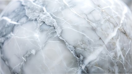 Fototapeta premium Detailed texture of white marble with subtle gray veins, showcasing a smooth and natural surface for design