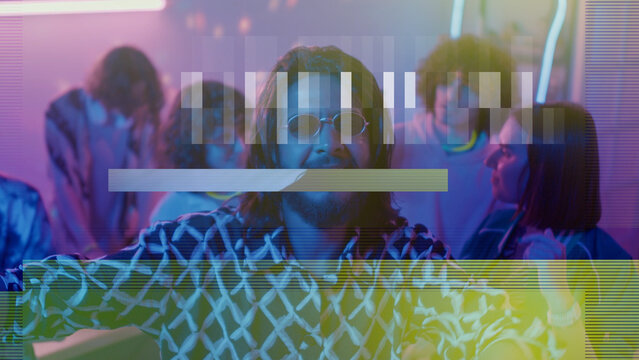 Glitch Transition Data Hack 16