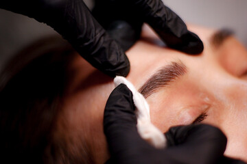 Microblading and aftercare.