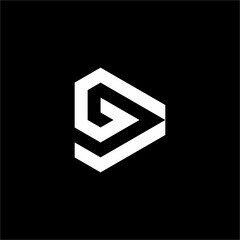Futuristic, elegant, and modern, this letter g logo uses negative space effectively. A clean, abstract design ideal for cutting-edge and professional businesses.