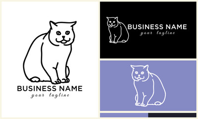 Cat Logo Design Variations. (23)