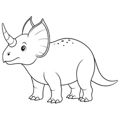 Ankylosaurus vector illustration
