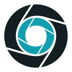 Minimal Lens Zoom Rings Logo Design