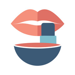 Minimal Lip Balm Container Logo Design