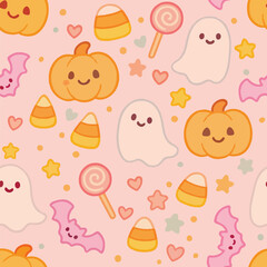 Halloween seamless pattern
