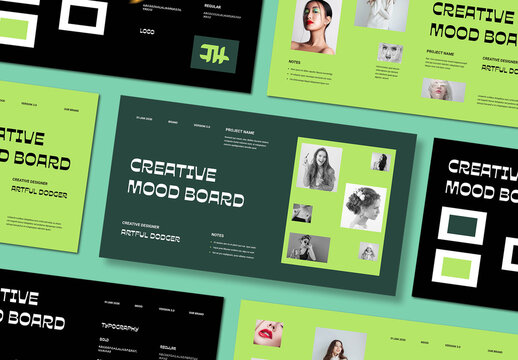 Creative Mood Board Template