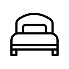 Bed Line Icon of Luxury Travel Icon Set