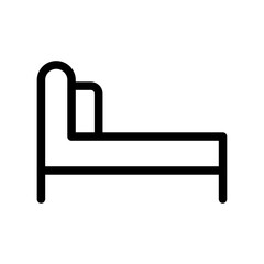 Budget Accommodation Line Icon of Budget Travel Icon Set