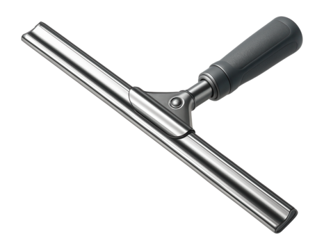 Stainless steel squeegee with adjustable handle
