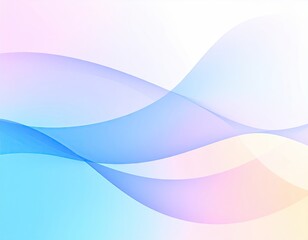 Obraz premium Softly Glowing 3D Mesh with Smooth Color Gradient Transitions