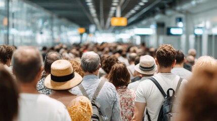 Airport overcrowding reflects global travel pressures, where terminal limits lead to delays, inefficiency, and reduced passenger comfort.
