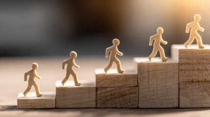 Life development and career progression emphasize building skills, gaining experience, and adapting to workplace changes for lasting success.
