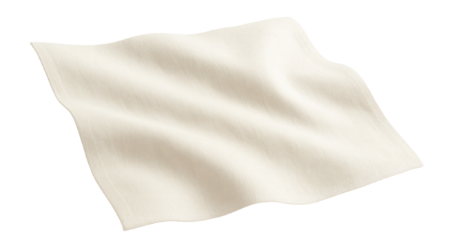 Flat cotton fabric with smooth surface and light color