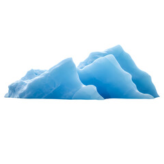 Iceberg: A Glacial Formation Illustration isolated on transparent background