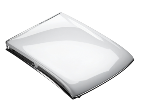 A square car body panel, isolated on a white background, automotive part.