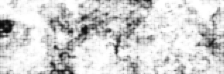 grunge Halftone white and black dots pattern and black gradient grunge texture background. Dotted line comic sport style vector illustration