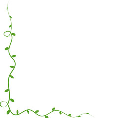 Obraz premium Vine Corner Frame 