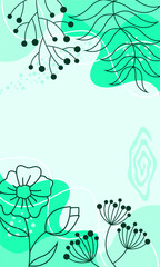 Obraz premium flower in soft beige background