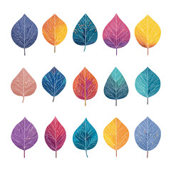 Colorful Autumn Dogwood Leaves Create a Vibrant Seasonal Display