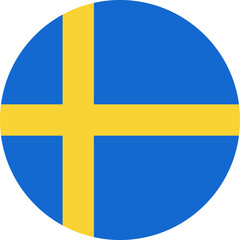 swedish flag button