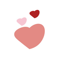love logo icon illustration flat