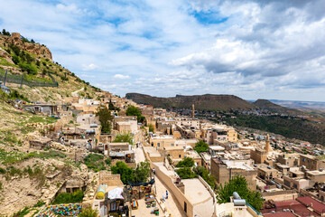 Obraz premium Mardin old town, aerial view, cityscape of Mardin in Turkey