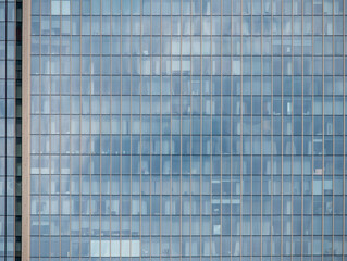 blue wall business buildings architectural background