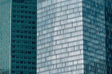 blue wall business buildings architectural background