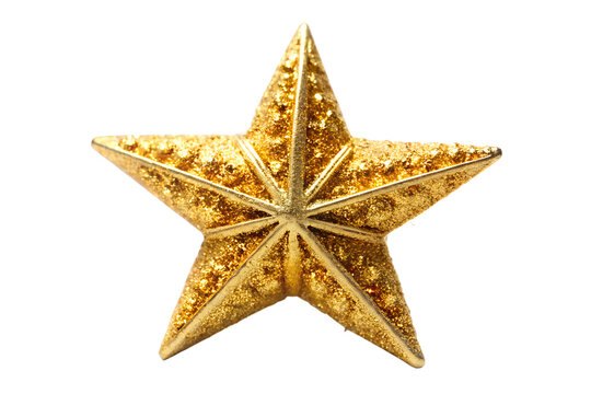 Golden Star Christmas Tree Topper for christmas decoration design on transparent background, Png
- Powered by Adobe