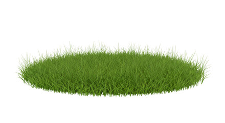 PNG Lush vibrant green grass patch perfect for adding natural beauty and freshness to your designs, creating a serene and inviting atmosphere in any project isolated on white background