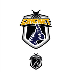 Cricket Team Club Academy Sport Player Logo
