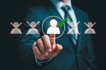 Hr recruitment process selecting candidate for new job role
