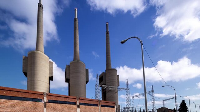 power station and industrial complex 