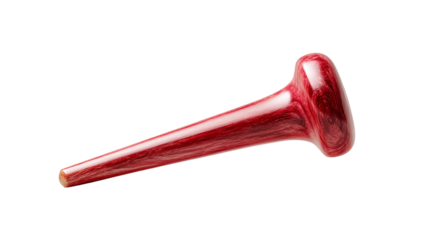 red trumpet isolated on on transparent background