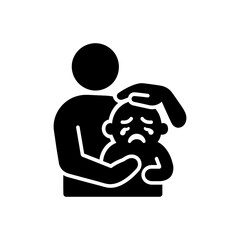 Comforting Crying Baby Icon