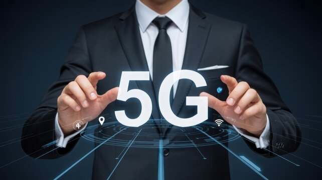 5G Technology Concept for Next Generation Connectivity - Powered by Adobe