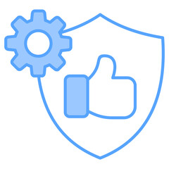 Reliability Blue Icon