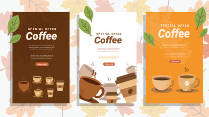 Coffee special offer flyer