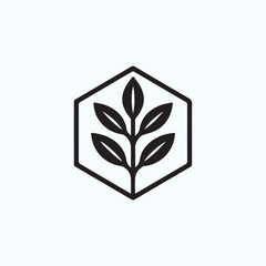 Minimalist Branch Logo Design A Symbol of Growth and Sustainability